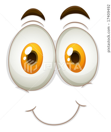 Happy face on white Happy face on white 17409492