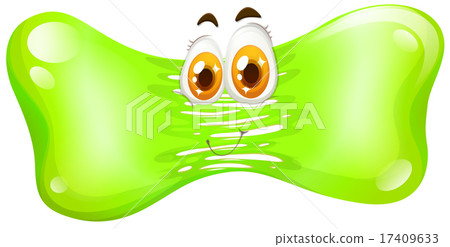 Green stretching with face 17409633