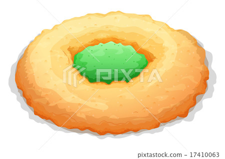 Cookie with jam in the middle 17410063
