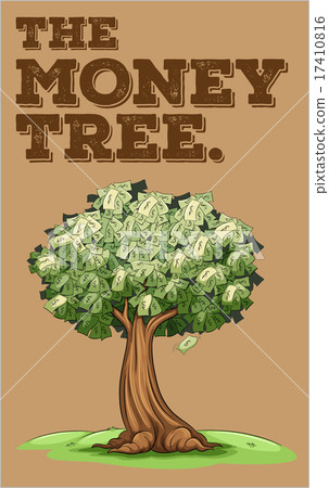 Money growing on a tree - Stock Illustration [17410816] - PIXTA