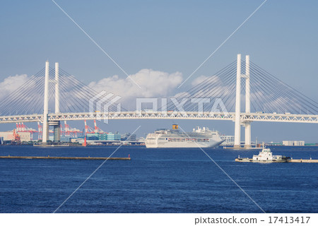 Yokohama Bay Bridge and Costa Victoria 17413417