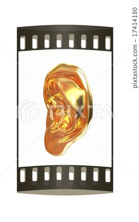 Ear gold. The film strip 17414180