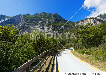 Bicycle Lane in Sarca Valley - Trentino Italy 17414645