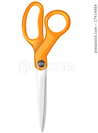 Cartoon image of scissors Cartoon image of scissors 17414984