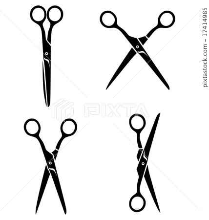 Silhouette image of opening and closing 17414985