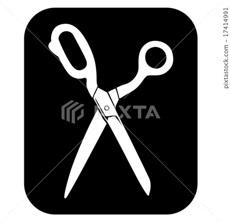 Icon of opening tailors scissors Icon of opening tailors scissors 17414991