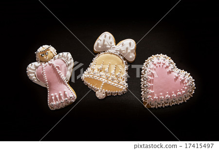 Three tasty gingerbread cookies 17415497