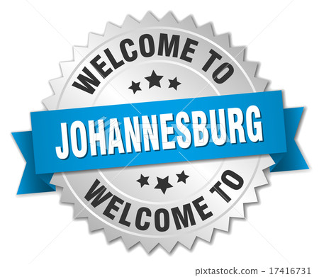 Johannesburg 3d silver badge with blue ribbon Johannesburg 3d silver badge with blue ribbon 17416731