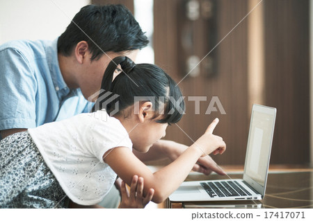 Family spent at home 17417071