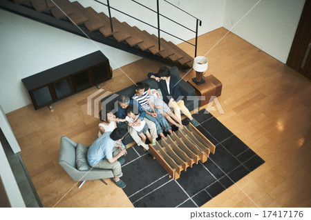 Family spent at home 17417176