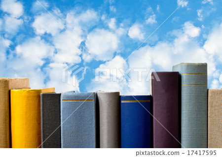 books with blue sky 17417595