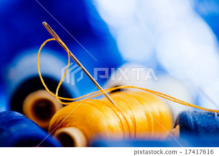 needle and yellow thread needle and yellow thread 17417616