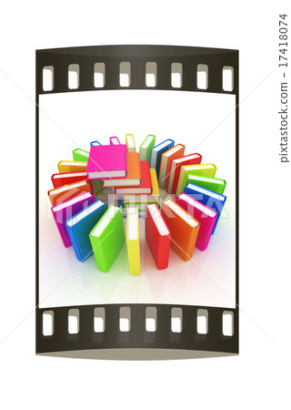 Colorful books. The film strip Colorful books. The film strip 17418074