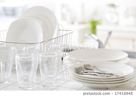 Kitchen background Kitchen background 17418948