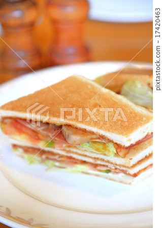 Delicious clubhouse sandwich 17420463