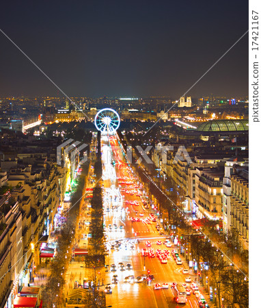 Champs-Elysees , Paris, France 17421167