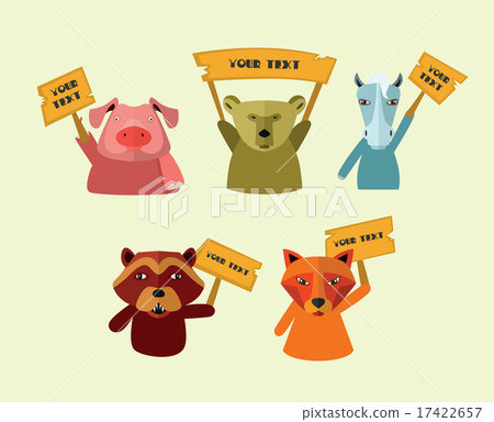 Pets strike. Vector Illustration Pets strike. Vector Illustration 17422657