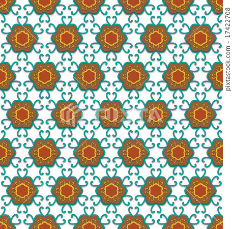 floral medieval pattern floral medieval pattern 17422708