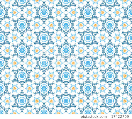 sketch abstract snow flake pattern 17422709