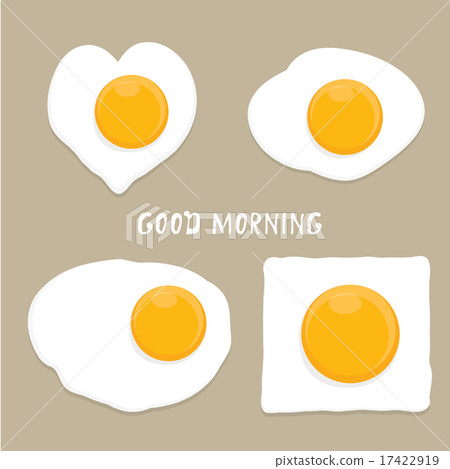 Fried Egg vector . good morning concept. Fried Egg vector . good morning concept. 17422919