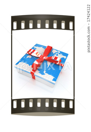 earth for gift. The film strip earth for gift. The film strip 17424122