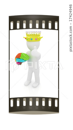 King with brain. The film strip 17424946