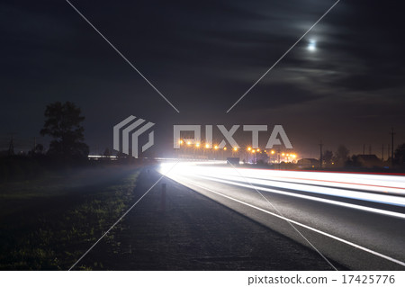 Night road traffic Night road traffic 17425776