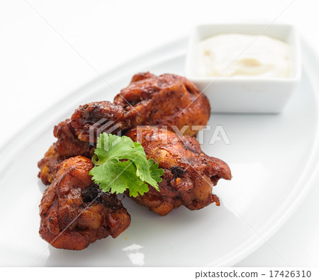 Deep fried chicken with tartar sauce Deep fried chicken with tartar sauce 17426310