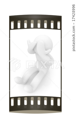 3d personage with hands on face. Series 3d personage with hands on face. Series 17428996