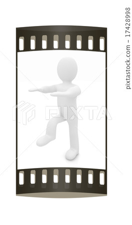 3d personage on white background. Starting series 3d personage on white background. Starting series 17428998