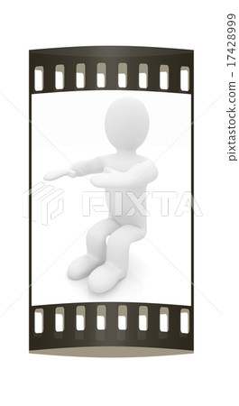 3d man isolated on white. Series 3d man isolated on white. Series 17428999