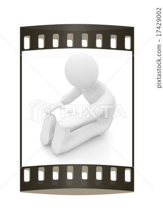 3d man isolated on white. Series 17429002