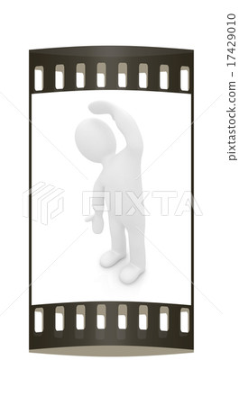 3d man isolated on white. Series 17429010