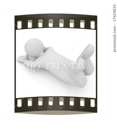 3d man isolated on white. Series 17429035