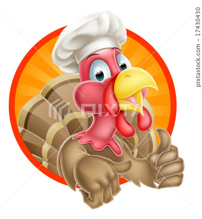 Turkey in Chef Hat Turkey in Chef Hat 17430430