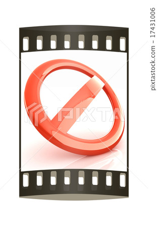 forbidden sign. The film strip-插圖素材 [17431006] - PIXTA圖庫