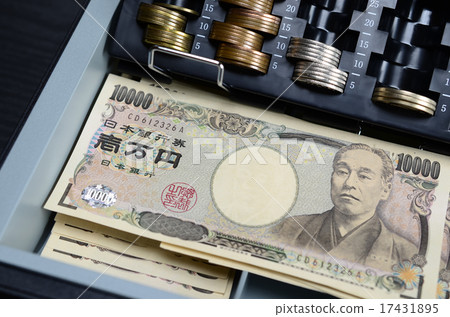 Money in safe Money in safe 17431895