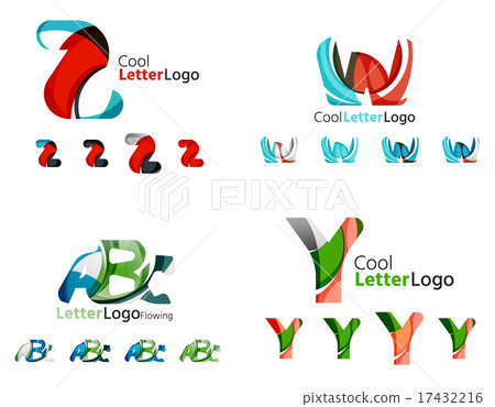 Letter business emblem collection Letter business emblem collection 17432216