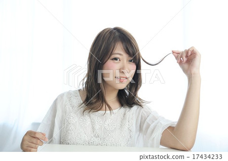 Twenty hair split ends 17434233
