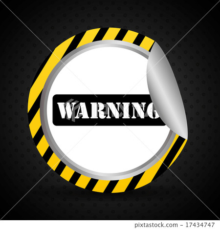 Warning sign design - Stock Illustration [17434747] - PIXTA