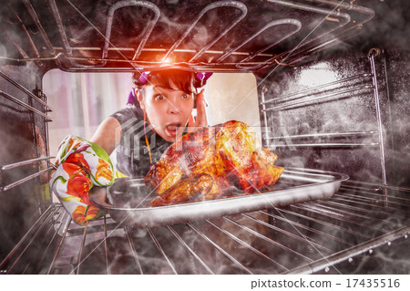 Funny Housewife perplexed and angry. Loser is destiny! Funny Housewife perplexed and angry. Loser is destiny! 17435516