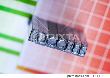 Typography success, bright colorful tone concept 17441392