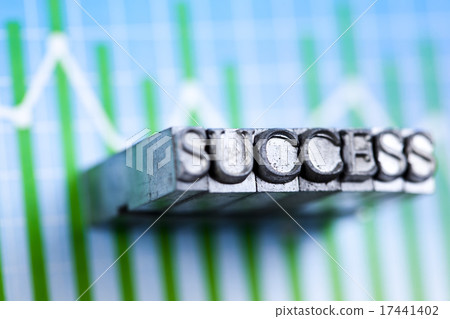 Typography success, bright colorful tone concept 17441402
