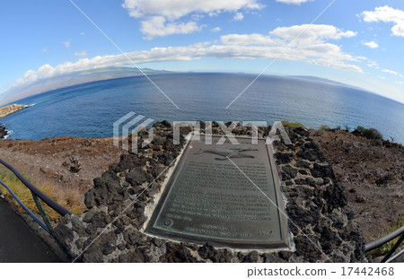 Haleakala和Molokini的看法從Maalaea海灣，毛伊島-2 17442468