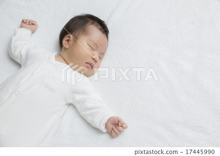 A sleeping baby A sleeping baby 17445990