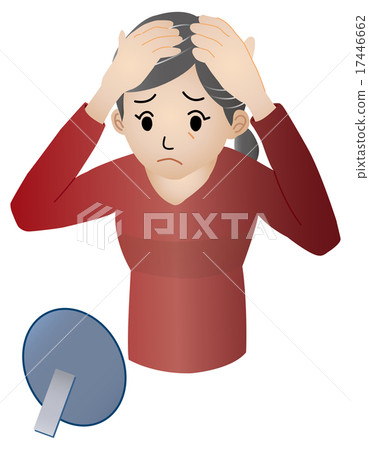 灰色頭髮的女人 17446662