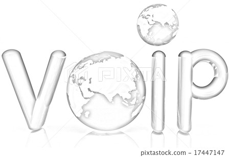 Word VoIP with 3D globe Word VoIP with 3D globe 17447147