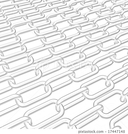 Metal chains on white Metal chains on white 17447148
