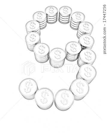 the number "nine" of gold coins with dollar sign the number "nine" of gold coins with dollar sign 17447256