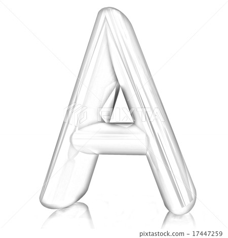 Alphabet on white background. Letter "A" Alphabet on white background. Letter "A" 17447259